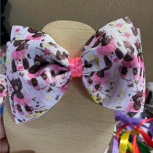 Ballerina Bear Hair Bow